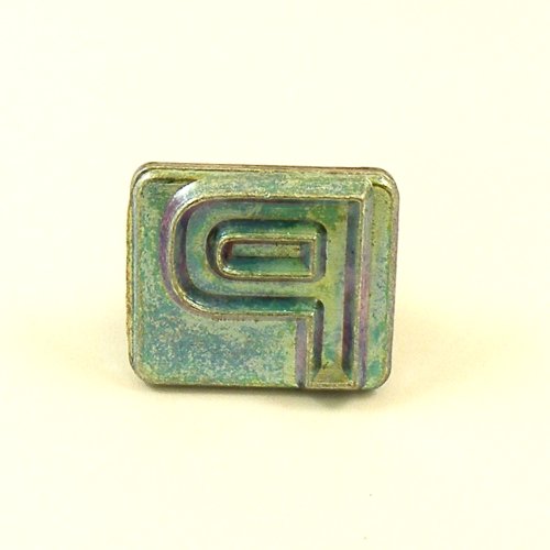 19mm Block Letter P Embossing Stamp artisanleather.co.uk